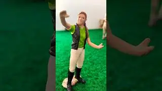 I did this trend with my schleich it was so fun to do schleich horse short video￼