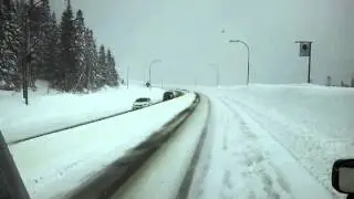 Winter Truck Driving ,British Columbia,Canada ,Mar 18,2013
