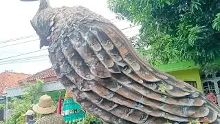 Pawai Burung Hantu di Acara Sedekah Bumi Buyut Sukaraja