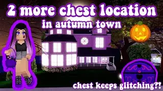 2 Chest Location in Royale High Autumn Town | My Dolly and Bat Top Hat | Chest keeps glitching?