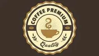 Creating a Coffee Premium Label  Design Using Free Fonts - Coreldraw Tutorials