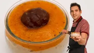Mousse di castagne  e salsa di cachi