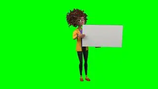 3D Green Screen Character Teacher Free 3d Explainer kit