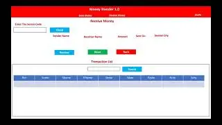 Money Transfer Project in C# |  Windows Forms