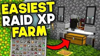 Easiest Raid XP Farm Minecraft Bedrock 26.1+ (2026)