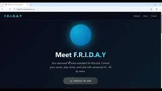 **FRIDAY AI - Your Personal Voice Assistant for Discord | Live Demo & Public Testing**