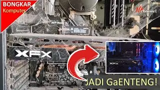 PC Berdebu dan ada Sarang LABA-LABA? Kita mandiin PC nya biar bersih! Bongkar pasang komputer