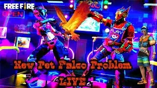 Free Fire LIVE 🔴 HeadShot Gameplay ✓® New Pet Falco Problem Fix Official