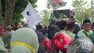 Mahallul Qiyam saat Gus Haris dan Ra Fahmi daftar di KPU