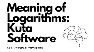 Meaning of Logarithms Kuta Software