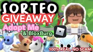 BIG GIVEAWAY⭐️! Sorteo de Adopt Me y Bloxburg. 100% REAL,NO FAKE! *SORTEO CERRADO*