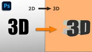 How to Convert 2D To 3D - Photoshop Tutorial