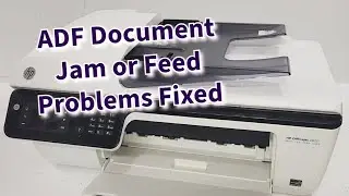 How To Fix ADF Feeder Problems on HP Officejet 2620 Printer