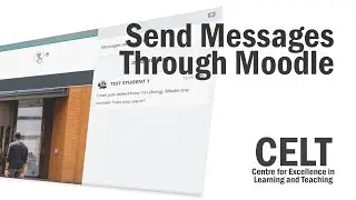 Sending messages through UEL's Moodle