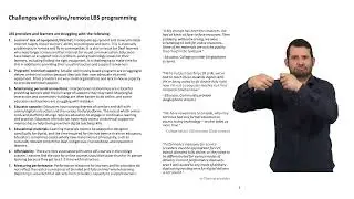 4  Challenges with online remote LBS programming