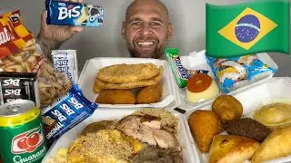 First time eating BRAZILIAN food! 🇧🇷