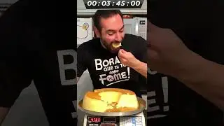 Será que dou conta desse PUDIM GIGANTE? 🍮 #shorts