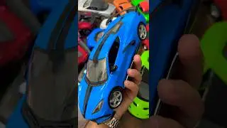 Stunning Blue Corvette 1:18 Scale Model Car - Diecast Collectible Showcase
