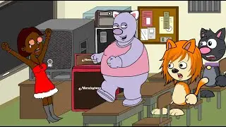 Ronald Blasts Loud Music In Class/Makes Ms. Christina Fly Away/Grounded