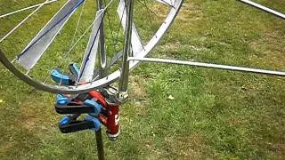 Bicycle wheel windmill