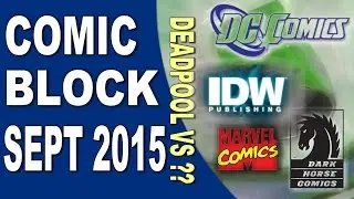 Comic Block September 2015 Unboxing