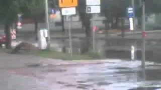 Потоп в центре города Елгава