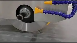 5 Axis Bridge Saw to cut countertop cutout with hole saw drill bit and a saw blade(CAM & Simulation)