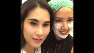 Gorgeous Thai transgender woman talking to her audience