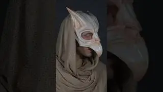 I made a Thestral inspired mask 