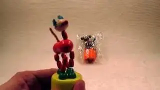 Dancing puppets Monkey and Mouse Танцующие марионетки Обезьянка и Мышка