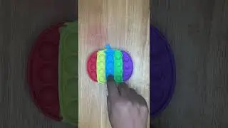 ASMR Rainbow Pumpkin Pop it | Candy Bee ASMR 🌈🎃 