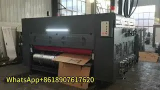 Chain feeder two color printing die-cutting machine