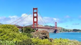 Walking over The Golden Gate Bridge 🌉 San Francisco, California 🇺🇸