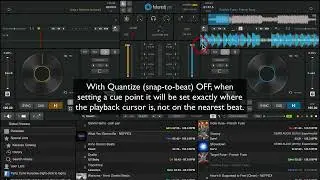 future.dj pro 2 - Quantize (snap-to-beat) for Cue Points, Loops, etc