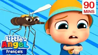 Un moustique m’a piqué le bras! | Comptines avec Bébé Louis | Little Angel Français
