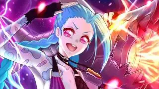 Paint Tool SAI Jinx from League of Legends FANART