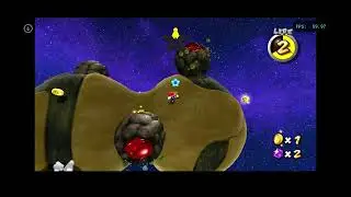 DolphiniOS- Metal Test #10 (Resolution Test) Super Mario Galaxy (iPhone XR)