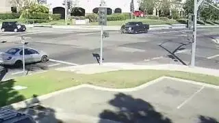 Biker Gets Plowed by Truck (Bonus Slow Motion)