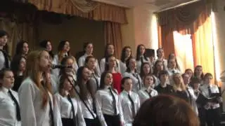 "Time to say goodbye" Жіночий хор, солістка Яся Підфігурна ХГПА