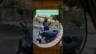 When your friends see you brought a Chinese bike…#motorbiker #motorcycle #motovlogger #bikelife