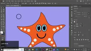Adobe Illustrator mega course class 15, Learn Graphic designing full course, design star fish.