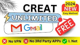 Create UNLIMITED Gmail ID (FREE) - [ No Phone Number Required ] || New Easy Method 2024 🔥 