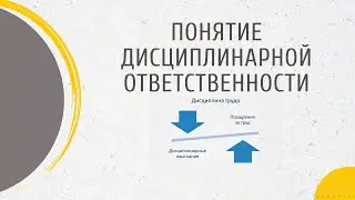Понятие дисциплинарной ответственности