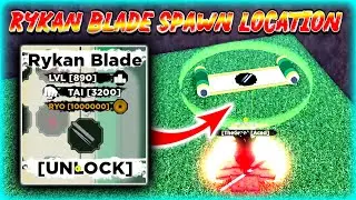 Shindo Life - (Getting) New Rykan Blade Spawn Location + Damage showcase