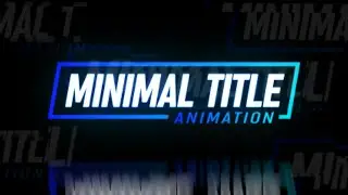 Minimal Title • After Effects Template • Dynamic Motion FREE
