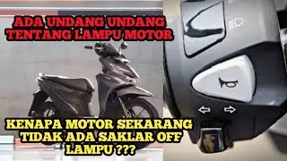 Kenapa Motor Sekarang Tidak Ada Saklar OFF