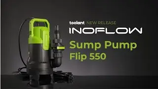[new product line] InoFlow Sump Pump - Flip 550: Foldable Feet, Quick Connectiion