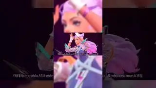Esmeralda free all star skin 2024 pink💜 