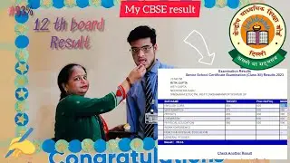 MY 12TH CBSE RESULT😱 BOARD RESULT CBSE CLAAS 12 ......