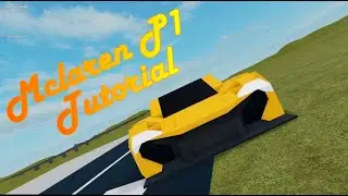Plane Crazy Mclaren P1 Roblox Tutorial